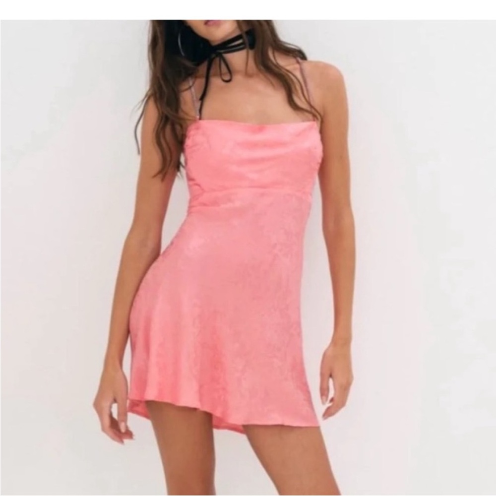 For Love and Lemons Gabrielle Mini
Dress Pink